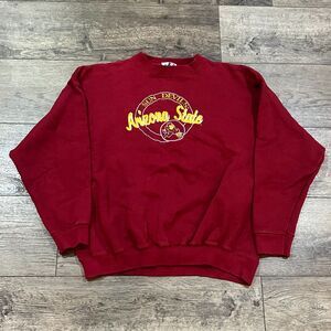 Vintage 90s Logo Athletic Arizona State Sun Devils ASU Sweatshirt USA - Men’s XL